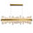 Cataleya Dimmable LED Alabaster Kitchen Island Square / Rectangle  Chandelier-1466371169