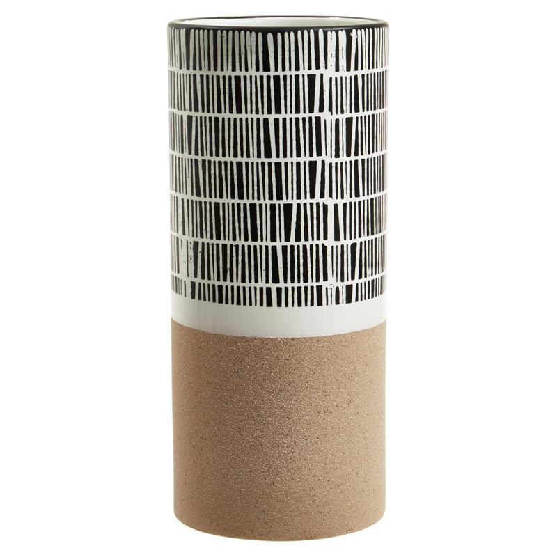 Andrighetti Earthenware Table Vase, 30cm H x 13cm W x 13cm D