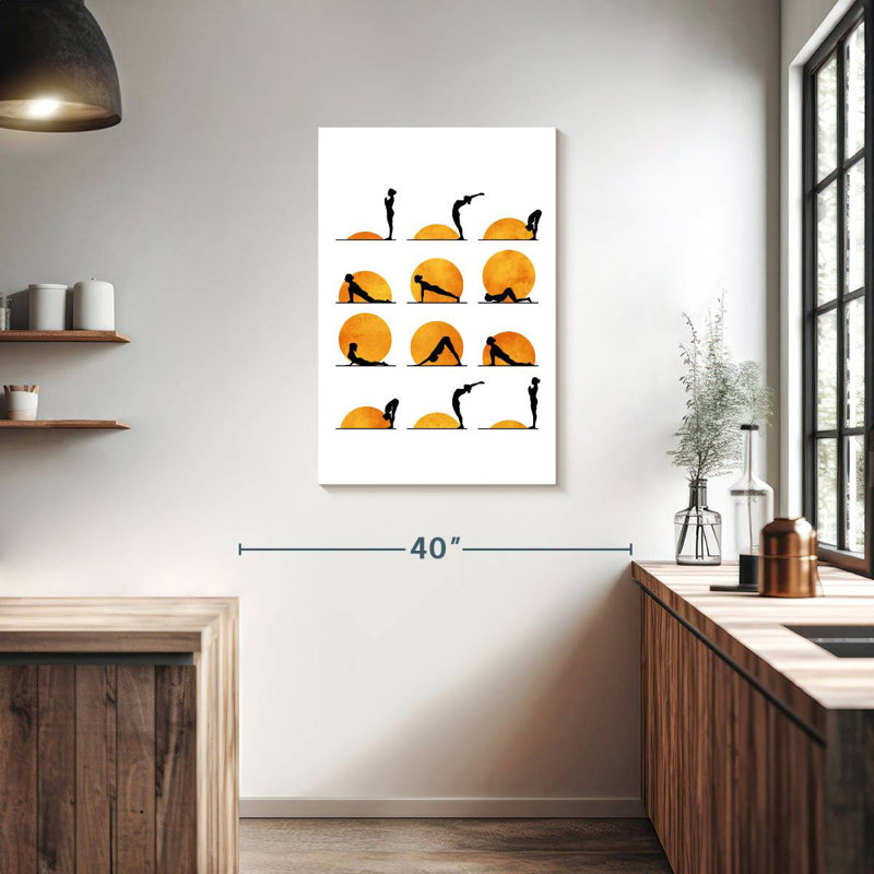 Senne Yoga Sun, 36" H x 24" W