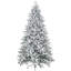 Arbre de Noël articulé enneigé avec support en métal-2081259210