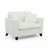 Single Sofa With Two Pillows And Sturdy Legs-937667040