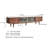 Maysoon Red Oak Wood Tv Stand
