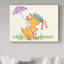 « poussin avec parasol », art sur toile-31978242