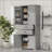 Storage Cabinet With Multi-Functional Storage Space, Doors With Storage Shelves, 2 Drawers, Adjustable Shelf-1158338290