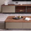 Meuble télé en bois massif de couleur assortie-106445472