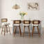 Swivel Upholstered Counter Stool-967829995
