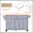 Durable Kitchen Island with Rubber Wood Countertop, Spacious Storage and Mobility for Modern Kitchens-1672839485