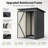 5 ft. W x 3 ft. D Outdoor Metal Storage Shed with Lockable Door