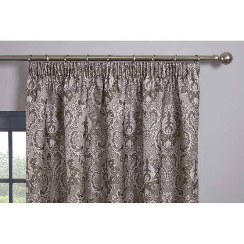 Cadnite Room Darkening Curtain Pair, 168 W x 137 D cm, Charcoal