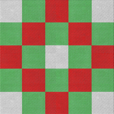 Tapis décoratif géométrique rouge Raulston