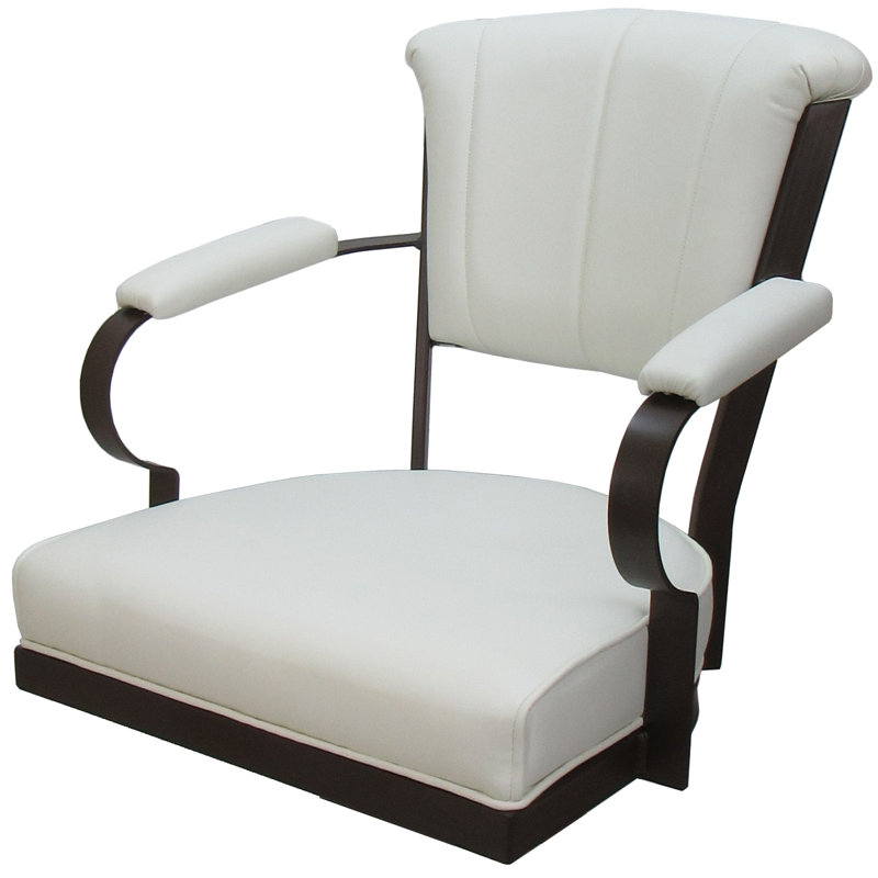 Chaise de salle à manger Dalibor, Blanc, Brun