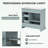 Bathroom Vanity Set with Ceramic Undermount Sink, 2 Tip-Out Drawers and Soft-Close Hinges-1399981213
