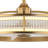 29.1" Caged Ceiling Fan with Dimmable LED Lights and Remote Control