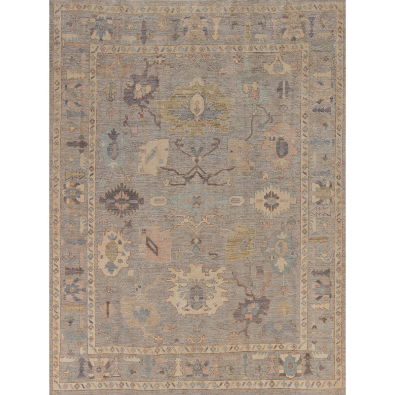 Vegetable Dye Oushak Turkish Area Rug 8x10