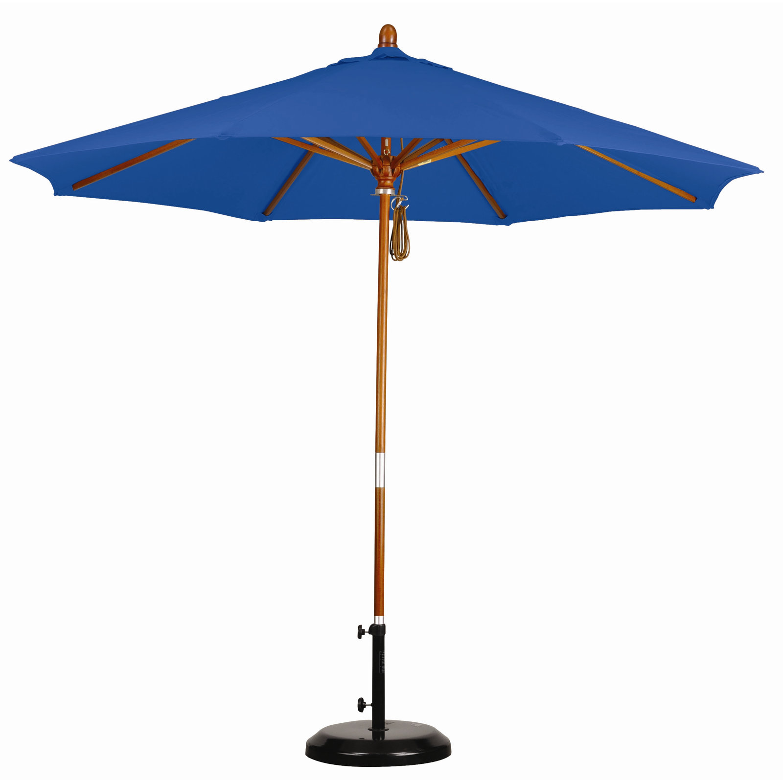 Manford 90'' Sunbrella® Outdoor Umbrella, Canvas Pacific Blue Sunbrella® Canvas