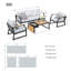 Betzaira 5 - Person Patio Conversation Set with Cushions