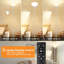 180cm Brushed Torchiere Floor Lamp