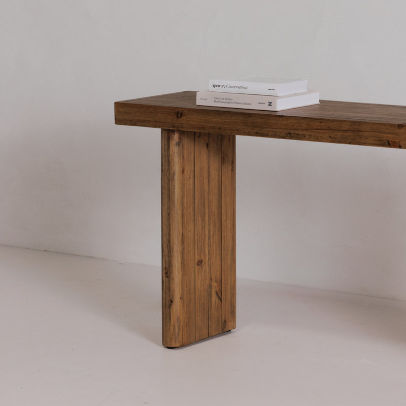 Monterey 60'' W Solid Wood Console Table, Aged Brown