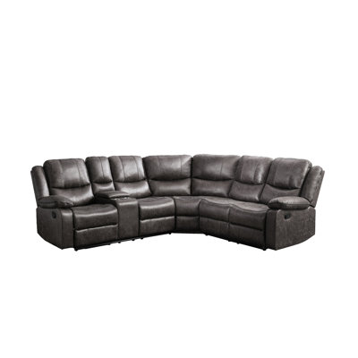 3-piece Reclining Sectional with Left Side Console