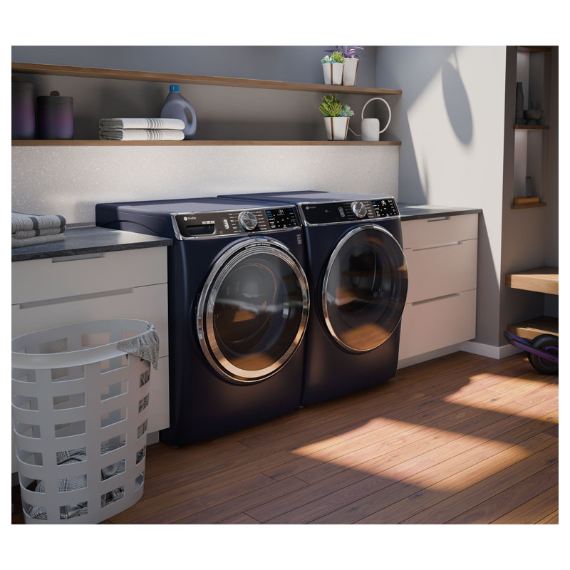 GE Profile 5.3 Cu Ft Capacity Smart Front Load Energy Star Washer With Ultrafresh Vent System+ With Odorblock