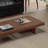 Minimalist grille design solid wood coffee table