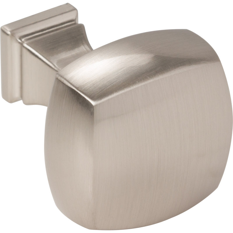 Audrey Square Knob, Satin Nickel
