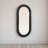 Benjamin Oval Wood-Framed Wall Mirror