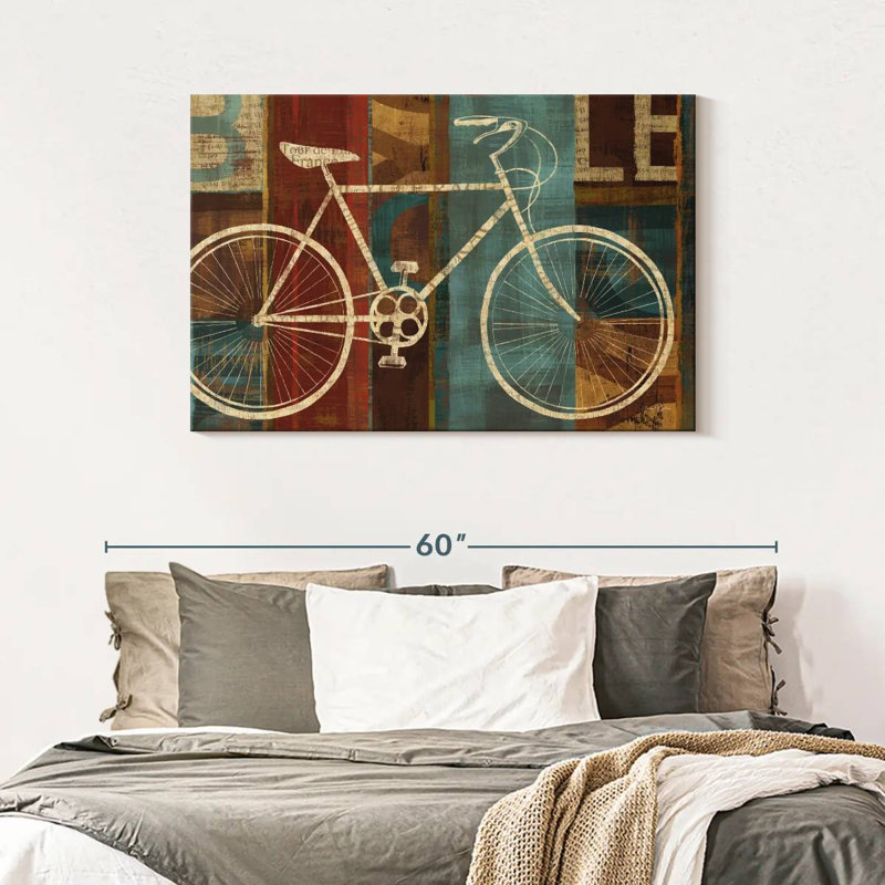 Mehar Bicycle Breaking Away, 30" H x 45" W