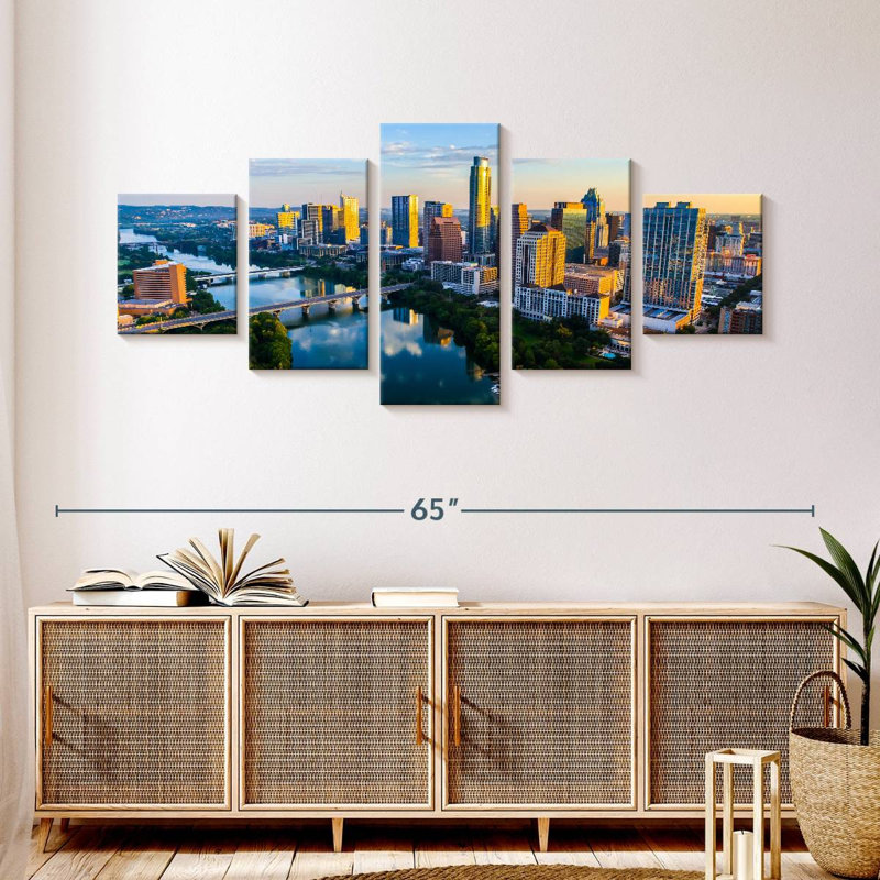 Texas Sunrise, 24" H x 55" W