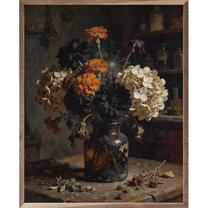 Bouquet d'Halloween, H 10 po x l 8 po