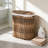 Premium Handwoven Laundry Hamper Basket With Removable Washable Liners, Dual-Compartment Portable Storage Bin For Clothes And Linens