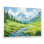 Gloriane, rivière de montagne dans la vallée des États-Unis I - décoration murale montagnes