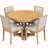 5-Piece Retro Functional Dining Table Set