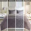 Édredon très grand 3M - 2 taies décoratives, gris, duvet synthétique réversible gris lavable à la machine-129761549-129761546