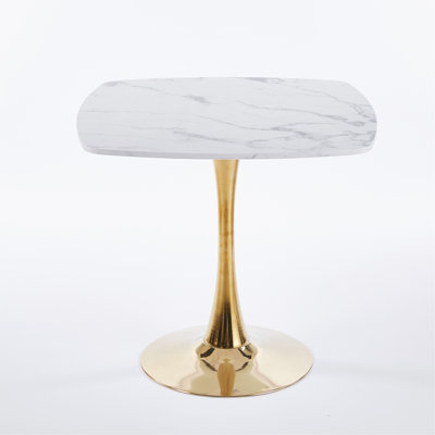 23.62 INCH DINING TABLE WHITE