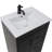 Rouen 24 " W Freestanding Standard 1 Single Vanity Bathroom Vanity With Ceramic Top