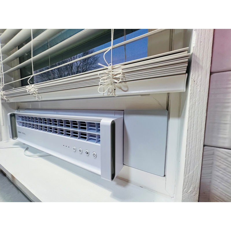 Sharper Image PORTAL Window Fan with Reversible Exhaust Mode, White
