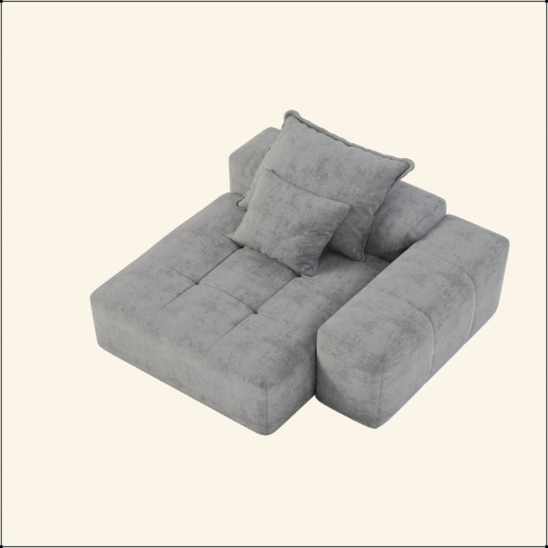 Canapé modulaire surdimensionné Modern, Gris