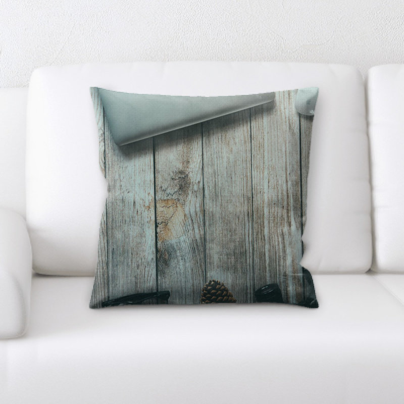 Microsuede Reversible Throw Pillow
