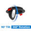 DGF 4-Inch White Selectable Canless Floating Gimbal LED Recessed Downlight-79155618