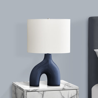 Lighting, 25"h, Table Lamp, Ceramic, Shade, Contemporary, Modern