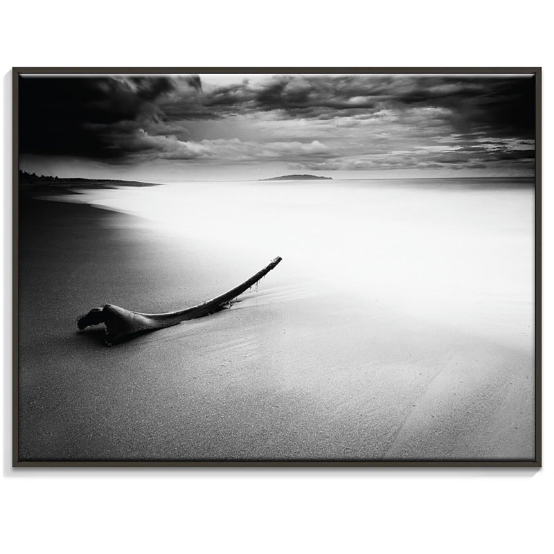 Print on Canvas, 76cm H x 102cm W, Black Floater Framed