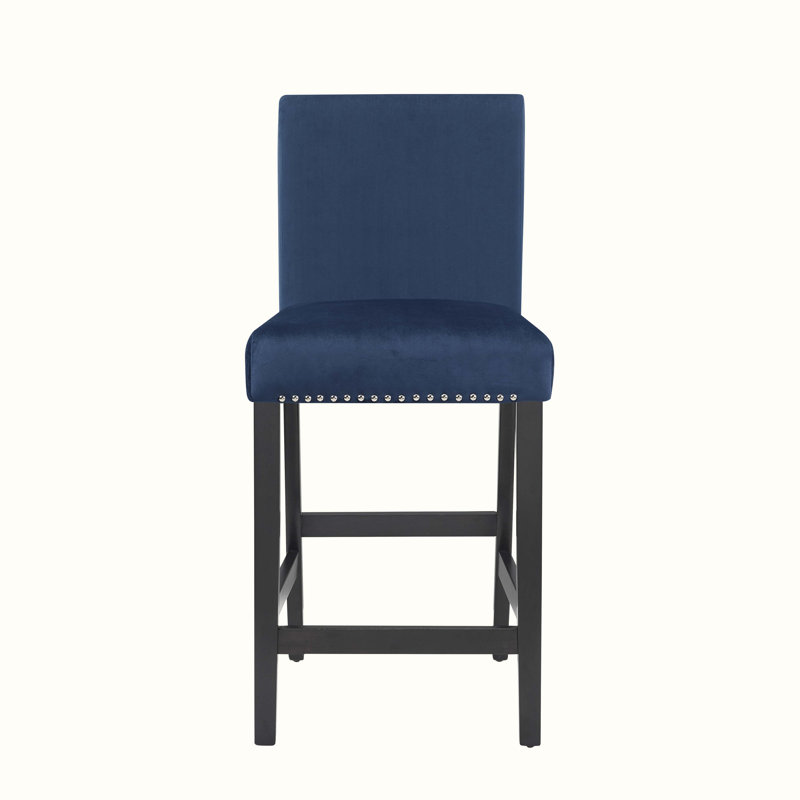 Tabouret de comptoir Ilja Cobre, Bleu