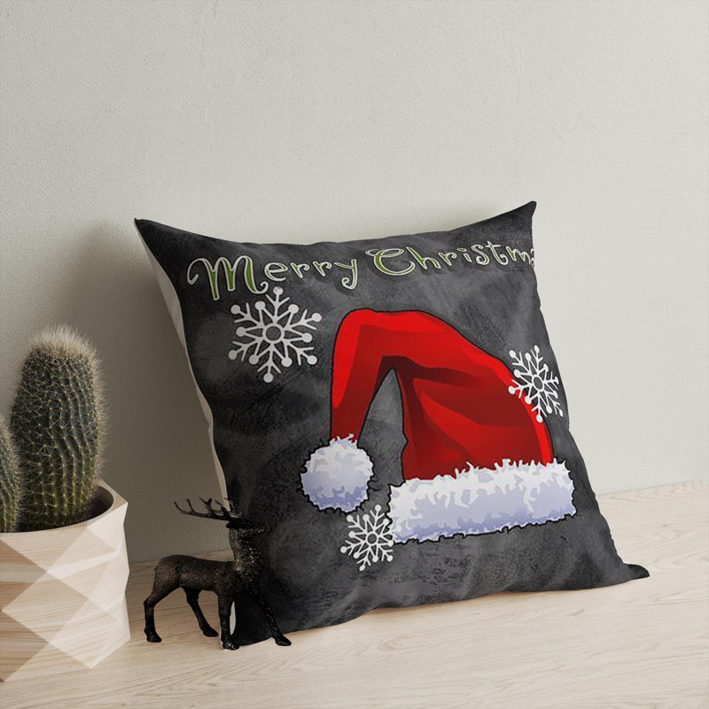 Coussin lavable de qualité supérieure, 17,0 x 17,0 pouces, 50% coton / 50% polyester, rembourrage en silicone, fermeture à glissière dissimulée | Doux, confortable et repassable | Parfait pour la décoration intérieure, le salon et la chambre à cou