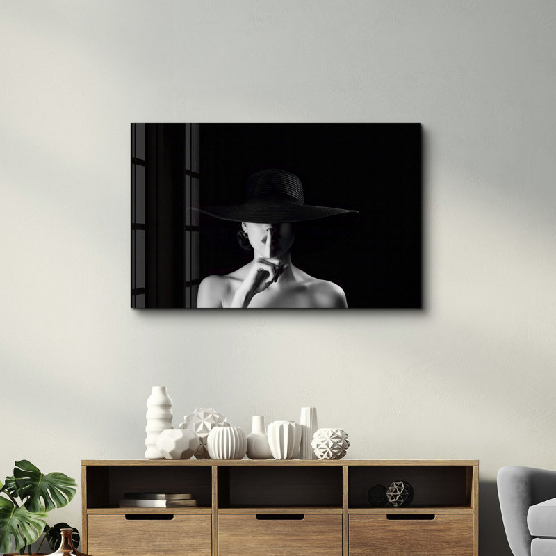 Élégante peinture murale en verre trempé de 13,8 po x 21,7 po | 100% verre trempé, épaisseur: 0,16 pouce | Imprimé UV pour des couleurs éclatantes | Parfait pour la décoration intérieure, le salon et les espaces de bureau