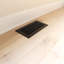 Registre de ventilation en aluminium de qualité supérieure avec insert linéaire noir amovible, 4 po x 10 po-120465915