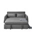 55 Inch Modern Convertible Sofa Bed With Adjustable Backrest, Pull-Out Sleeping Function, And Detachable Arm Storage Pockets.-2113613252