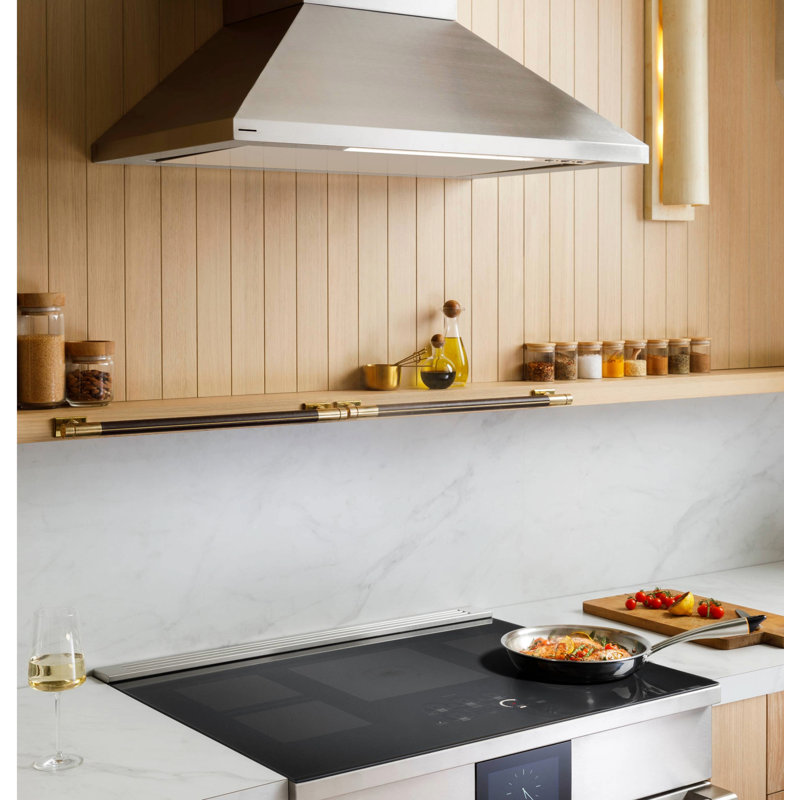 Monogram 48" Island Pyramid Chimney Vent Hood With Air Quality Sensors