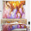 Tapisserie abstraite aux motifs précieux colorés-28491330