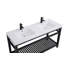 Ensemble de meuble-lavabo double 60 po Raya-1320389618